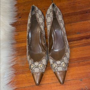 Gucci kitten heel pump